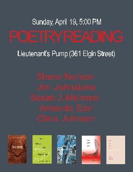 Susan J. Atkinson, Amanda Earl, Chris Johnson, Jim Johnstone, Shane Neilson